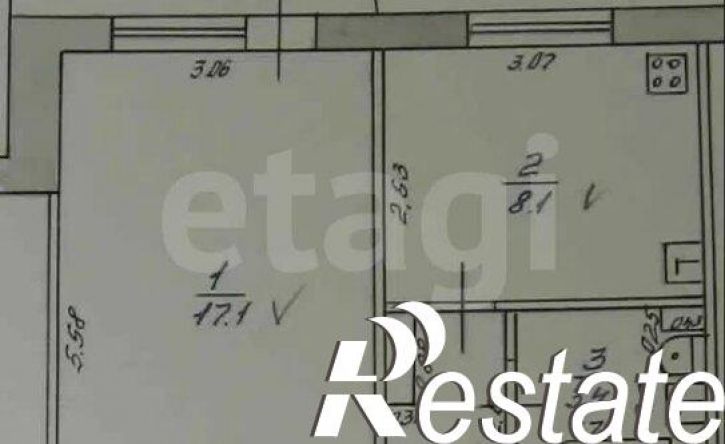 1-комн квартира Дубравная улица, 25А,  д. 25А