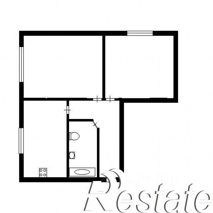 2-комн квартира проспект Альберта Камалеева, 32,  д. 32
