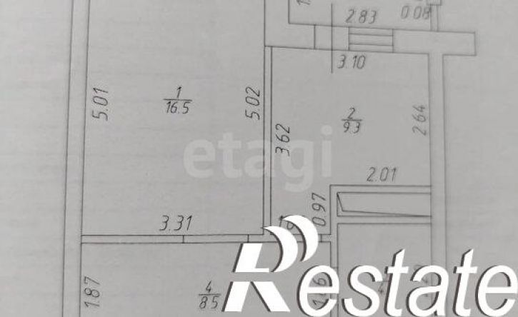 1-комн квартира улица Аделя Кутуя, 110Д к1,  д. 110Д к1