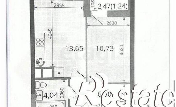 1-комн квартира улица Новаторов, 8Б,  д. 8Б