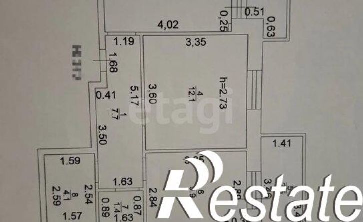 2-комн квартира Тэцевская улица, 4Б,  д. 4Б