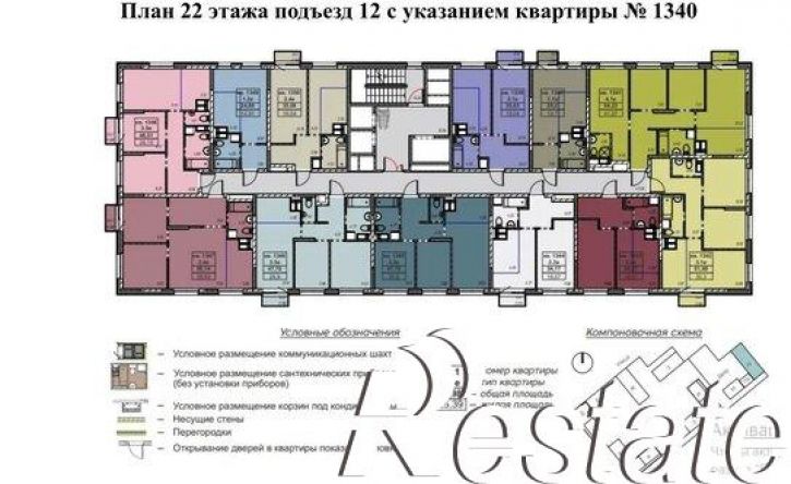 1-комн квартира в новом доме Республика Татарстан (Татарстан), ЖК Батталовский