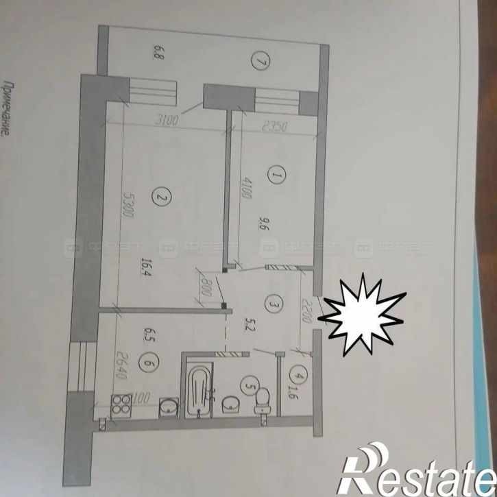 2-комн квартира ул. Лушникова, дом 6