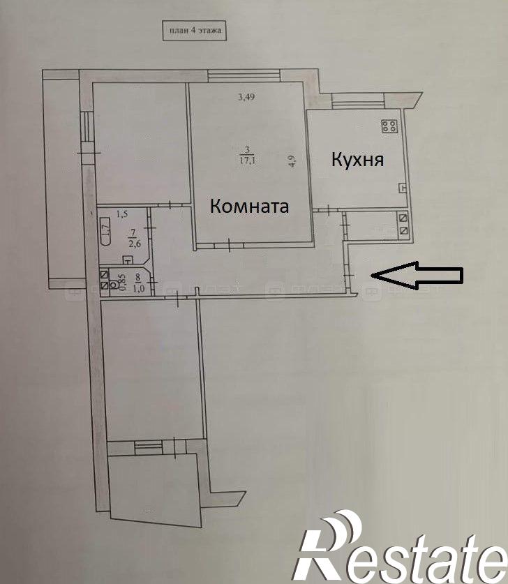 Купить комнату за 2 550 000 рублей на ул. Липатова, дом 17А