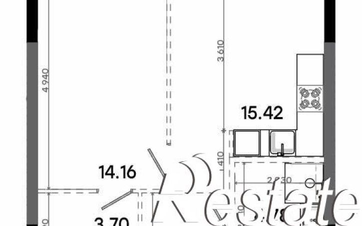 2-комн квартира в новом доме Бухарская улица, 3Ак2,  д. 3Ак2