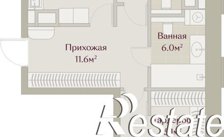 3-комн квартира в новом доме улица Бутлерова, 6,  д. 6