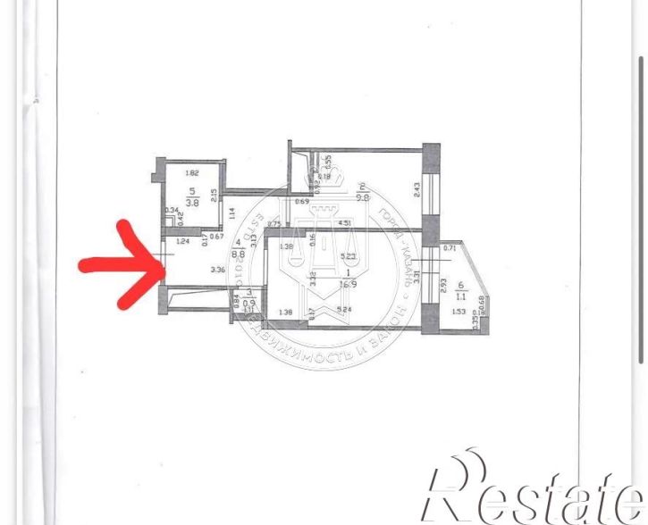 1-комн квартира Баки Урманче ул, 8